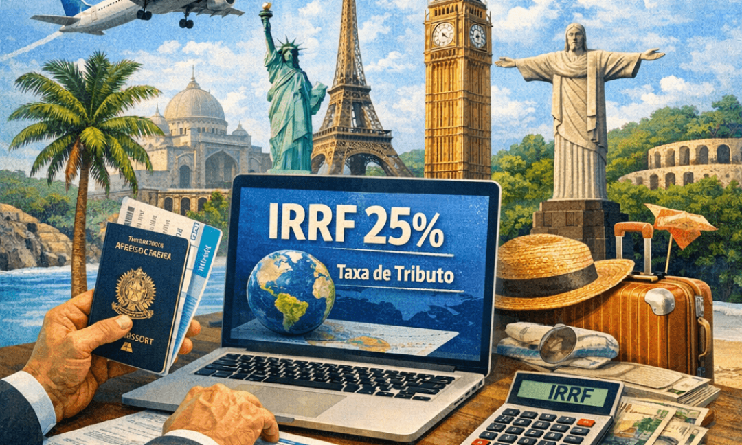 Imposto de Renda Retido na Fonte em remessas internacionais no turismo: como funciona a tributação para operadoras brasileiras